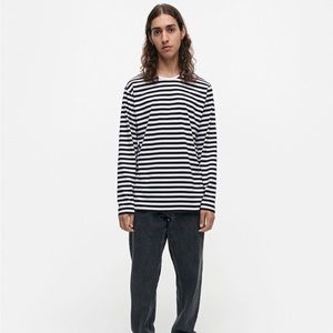 NWOT Marimekko Top / Size XL / Black & White